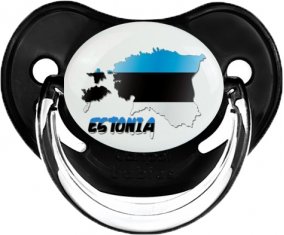 Estonia maps Sucette Physiologique Noir classique