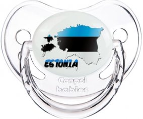 Estonia maps Sucette Physiologique Transparent classique