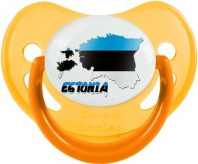Estonia maps Sucette Physiologique Jaune phosphorescente