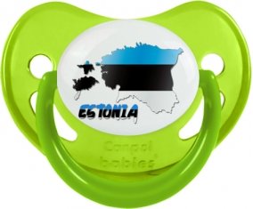 Estonia maps Sucette Physiologique Vert phosphorescente