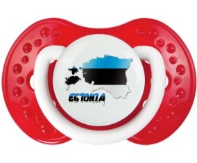 Estonia maps Sucette LOVI Dynamic Blanc-rouge classique