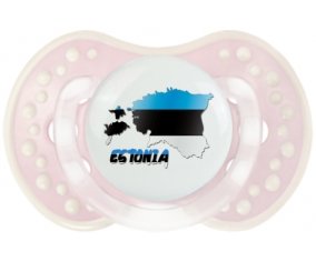 Estonia maps Sucette LOVI Dynamic Retro-rose-tendre classique