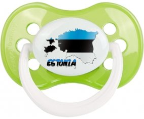 Estonia maps Sucette Anatomique Vert classique