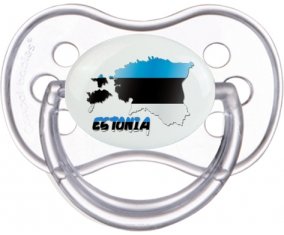 Estonia maps Sucette Anatomique Transparente classique
