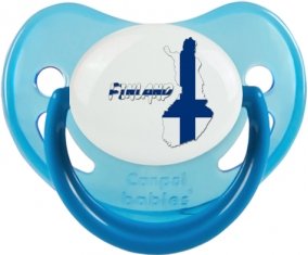 Finland maps Tétine Physiologique Bleue phosphorescente