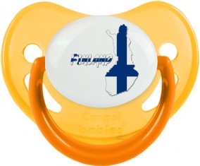 Finland maps Tétine Physiologique Jaune phosphorescente