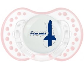 Finland maps Sucete LOVI Dynamic Retro-blanc-rose-tendre classique