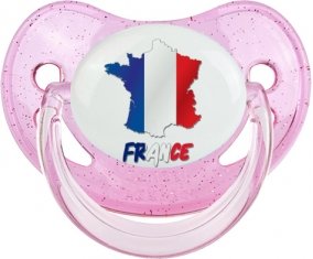 France maps Sucete Physiologique Rose à paillette
