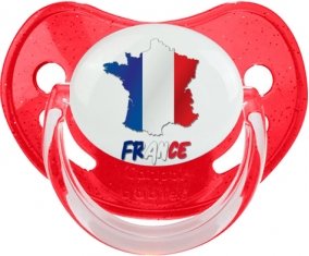 France maps Sucete Physiologique Rouge à paillette
