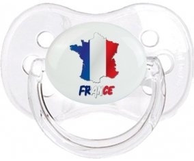 France maps Sucette Cerise Transparent classique