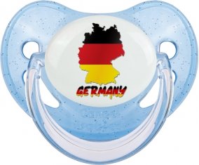 Germany maps Sucette Physiologique Bleue à paillette