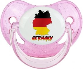 Germany maps Sucette Physiologique Rose à paillette