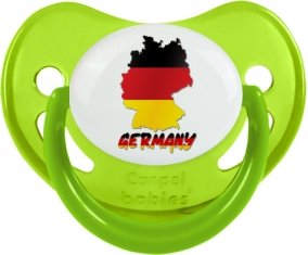 Germany maps Sucette Physiologique Vert phosphorescente
