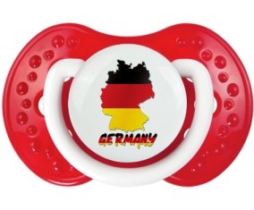 Germany maps Sucette LOVI Dynamic Blanc-rouge classique