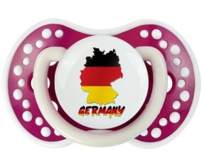 Germany maps Sucette LOVI Dynamic Fuchsia phosphorescente