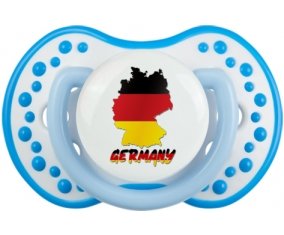 Germany maps Sucette LOVI Dynamic Blanc-bleu phosphorescente