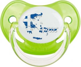 Greece maps Sucette Physiologique Vert classique