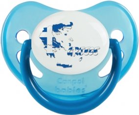 Greece maps Sucette Physiologique Bleue phosphorescente