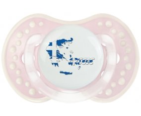 Greece maps Sucette LOVI Dynamic Retro-rose-tendre classique