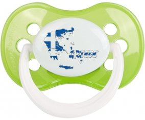Greece maps Sucette Anatomique Vert classique