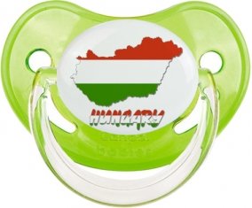 Hungary maps Tétine Physiologique Vert classique