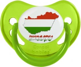 Hungary maps Tétine Physiologique Vert phosphorescente