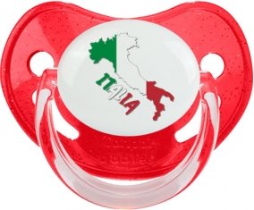 Italia maps Sucete Physiologique Rouge à paillette
