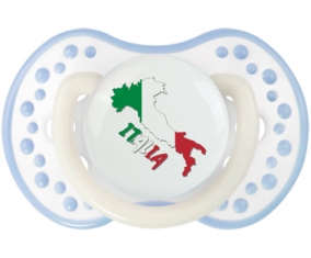 Italia maps Tétine LOVI Dynamic Blanc-cyan classique