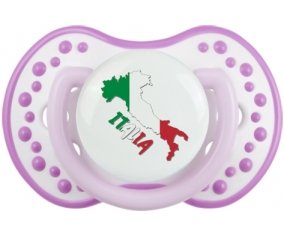 Italia maps Tétine LOVI Dynamic Blanc-mauve classique