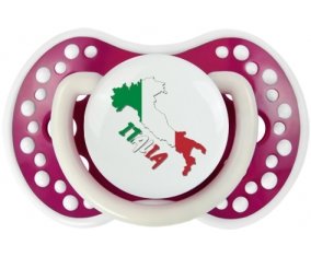 Italia maps Tétine LOVI Dynamic Fuchsia phosphorescente