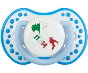 Italia maps Tétine LOVI Dynamic Blanc-bleu phosphorescente