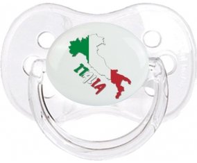 Italia maps Sucette Cerise Transparent classique