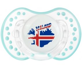 Iceland maps Sucette LOVI Dynamic Retro-blanc-lagon classique