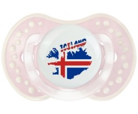 Iceland maps Sucette LOVI Dynamic Retro-rose-tendre classique