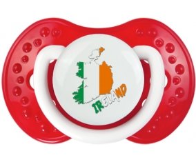 Ireland maps Sucette LOVI Dynamic Blanc-rouge classique