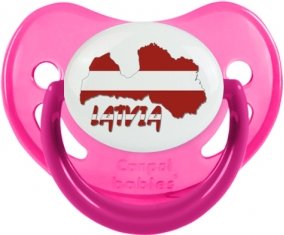 Latvia maps Tétine Physiologique Rose phosphorescente