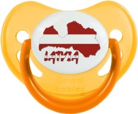Latvia maps Tétine Physiologique Jaune phosphorescente