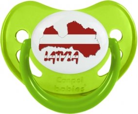 Latvia maps Tétine Physiologique Vert phosphorescente