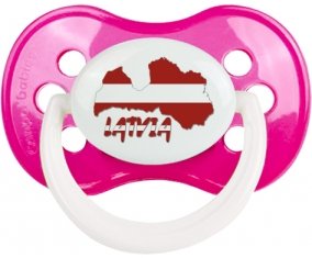 Latvia maps Sucete Anatomique Rose foncé classique