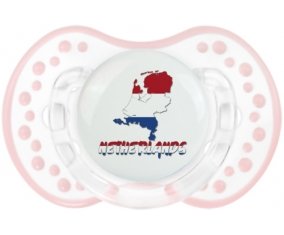 Netherland maps Sucette LOVI Dynamic Retro-blanc-rose-tendre classique
