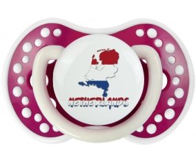 Netherland maps Sucette LOVI Dynamic Fuchsia phosphorescente