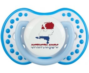 Netherland maps Sucette LOVI Dynamic Blanc-bleu phosphorescente