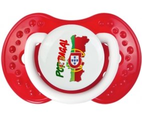 Portugal maps Sucette LOVI Dynamic Blanc-rouge classique