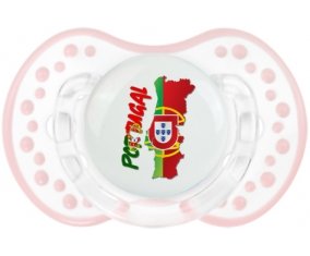 Portugal maps Sucette LOVI Dynamic Retro-blanc-rose-tendre classique