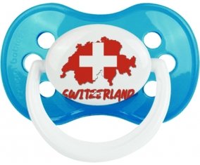 Switzerland maps Sucette Anatomique Cyan classique