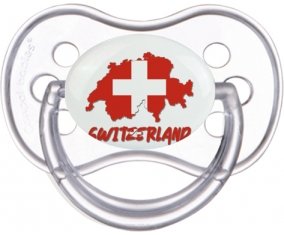 Switzerland maps Sucette Anatomique Transparente classique