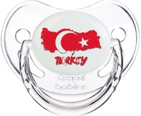 Turkey maps Sucette Physiologique Transparent classique