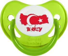 Turkey maps Sucette Physiologique Vert phosphorescente