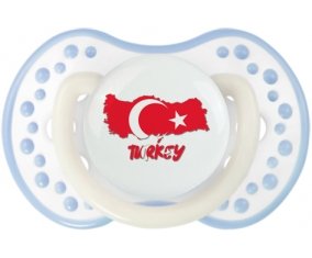 Turkey maps Sucette LOVI Dynamic Blanc-cyan classique