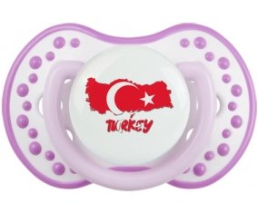 Turkey maps Sucette LOVI Dynamic Blanc-mauve classique
